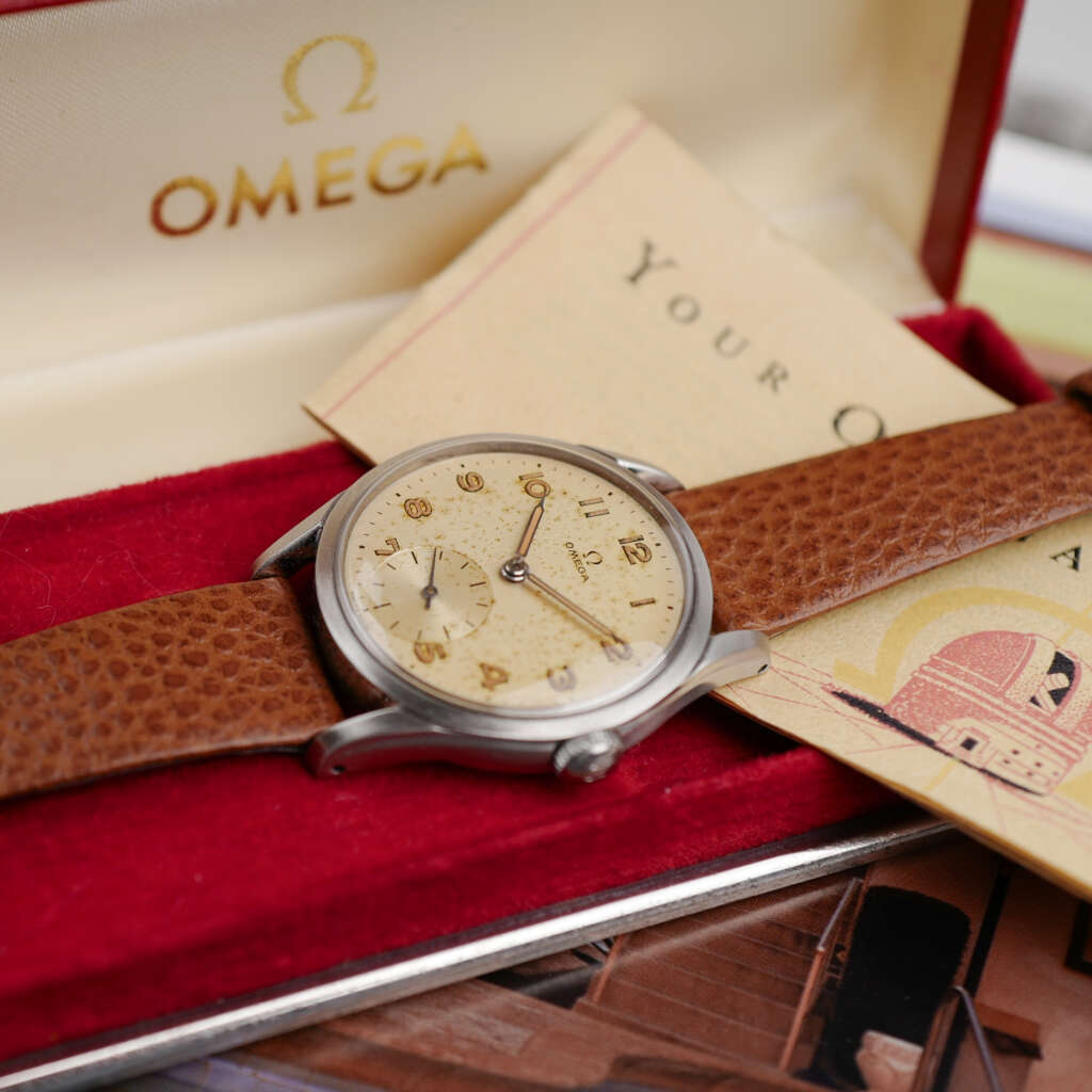 cafe noir les montres horloger marseille omega oversize turler zurich vintage tritium militaire 1952_2