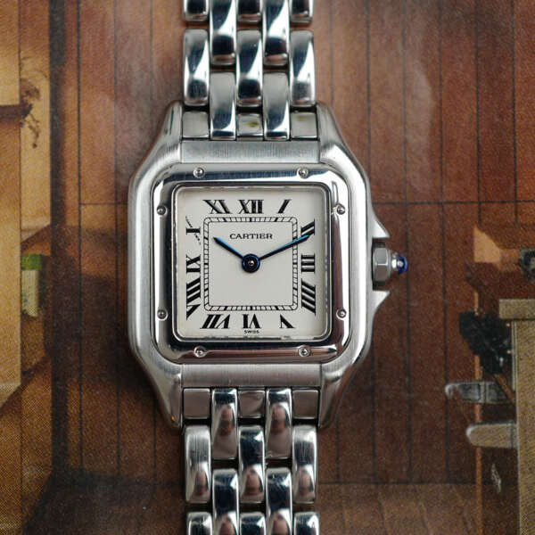 cartier-panthere-petit-modele-tout-acier-pour-femme-vintage-1990