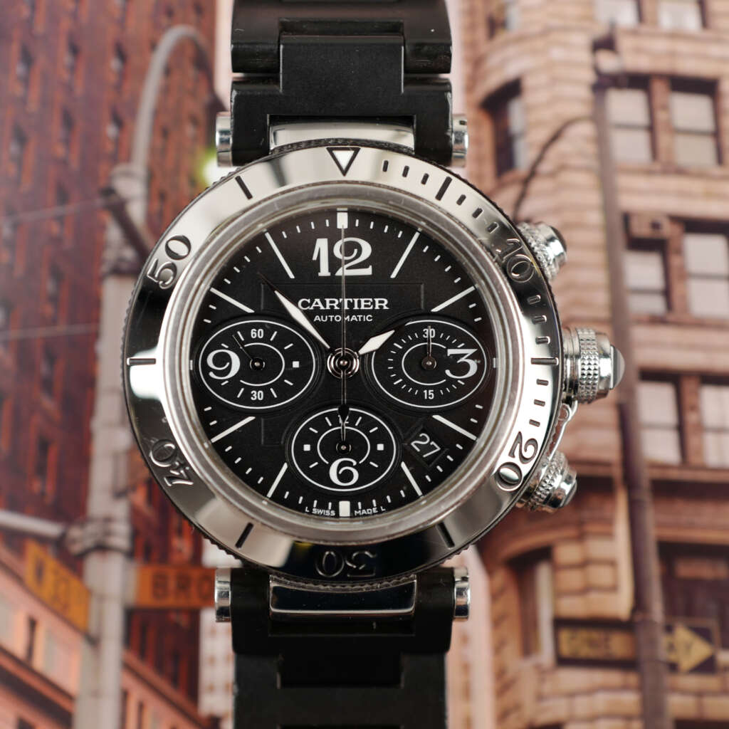 cartier-pasha-Seatimer-Chronographe-automatique-ref-2995-vintage-2000