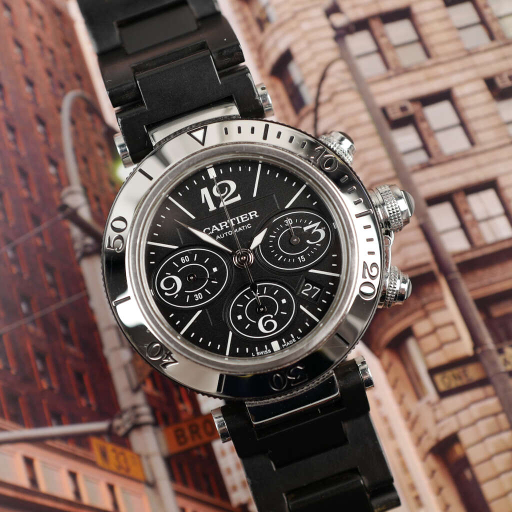 cartier-pasha-Seatimer-Chronographe-automatique-ref-2995-vintage-2000