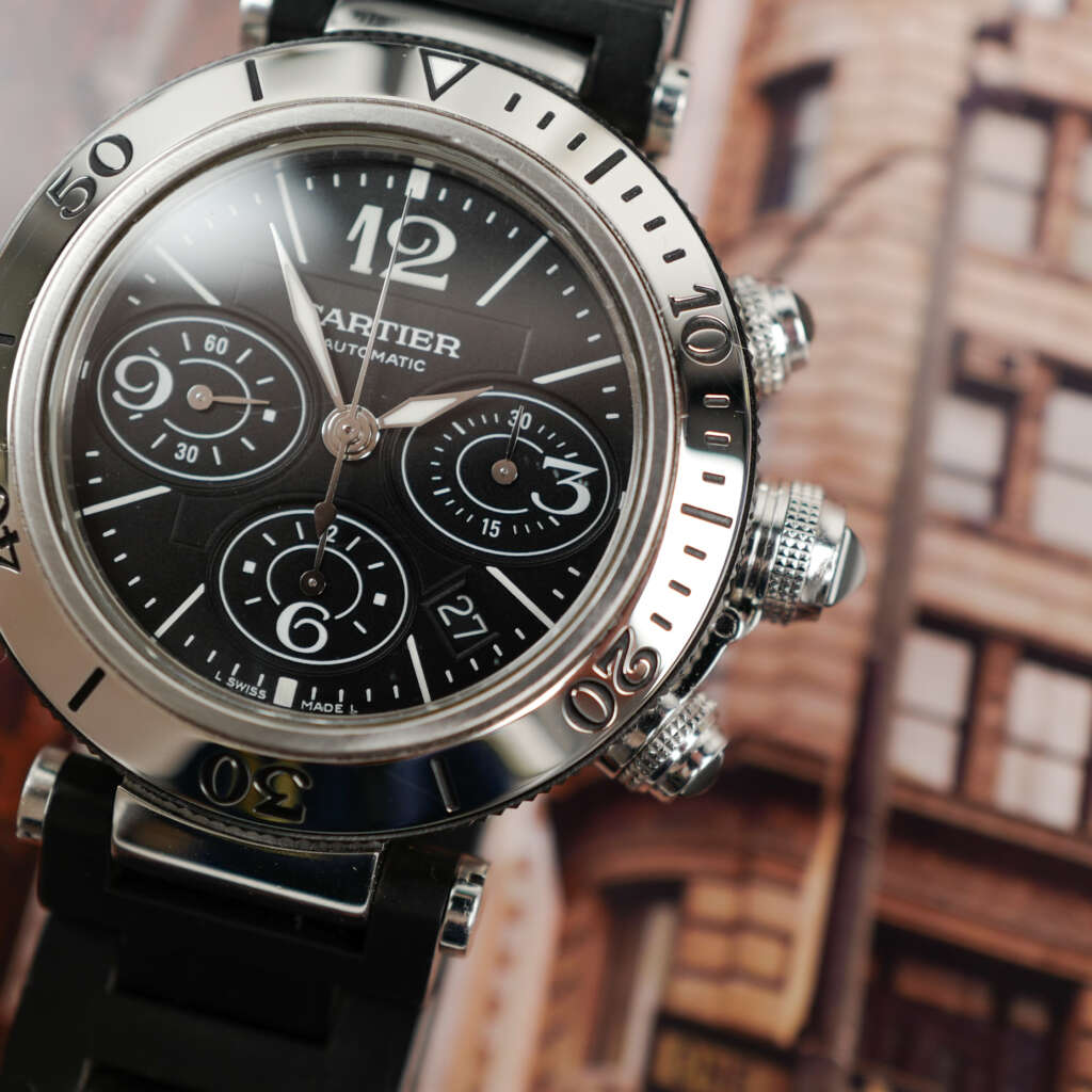 cartier-pasha-Seatimer-Chronographe-automatique-ref-2995-vintage-2000