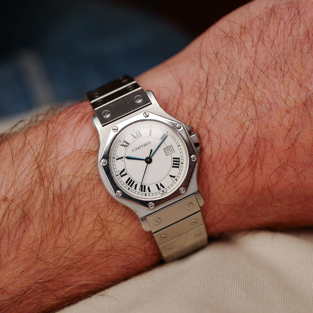 cartier-santos-octogonale-en-acier-grand-modele-ref-2965-vintage-1990_13 cartier-santos-octogonale-en-acier-grand-modele-ref-2965-vintage-1990