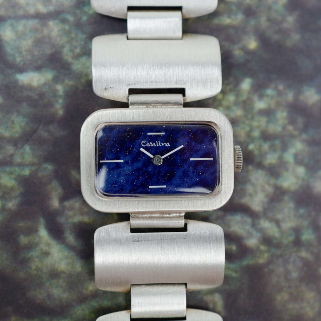 cafe-noir-montre-vintage-marseille-horloger-catalina-argent-cadran-bleu-lapis-1960