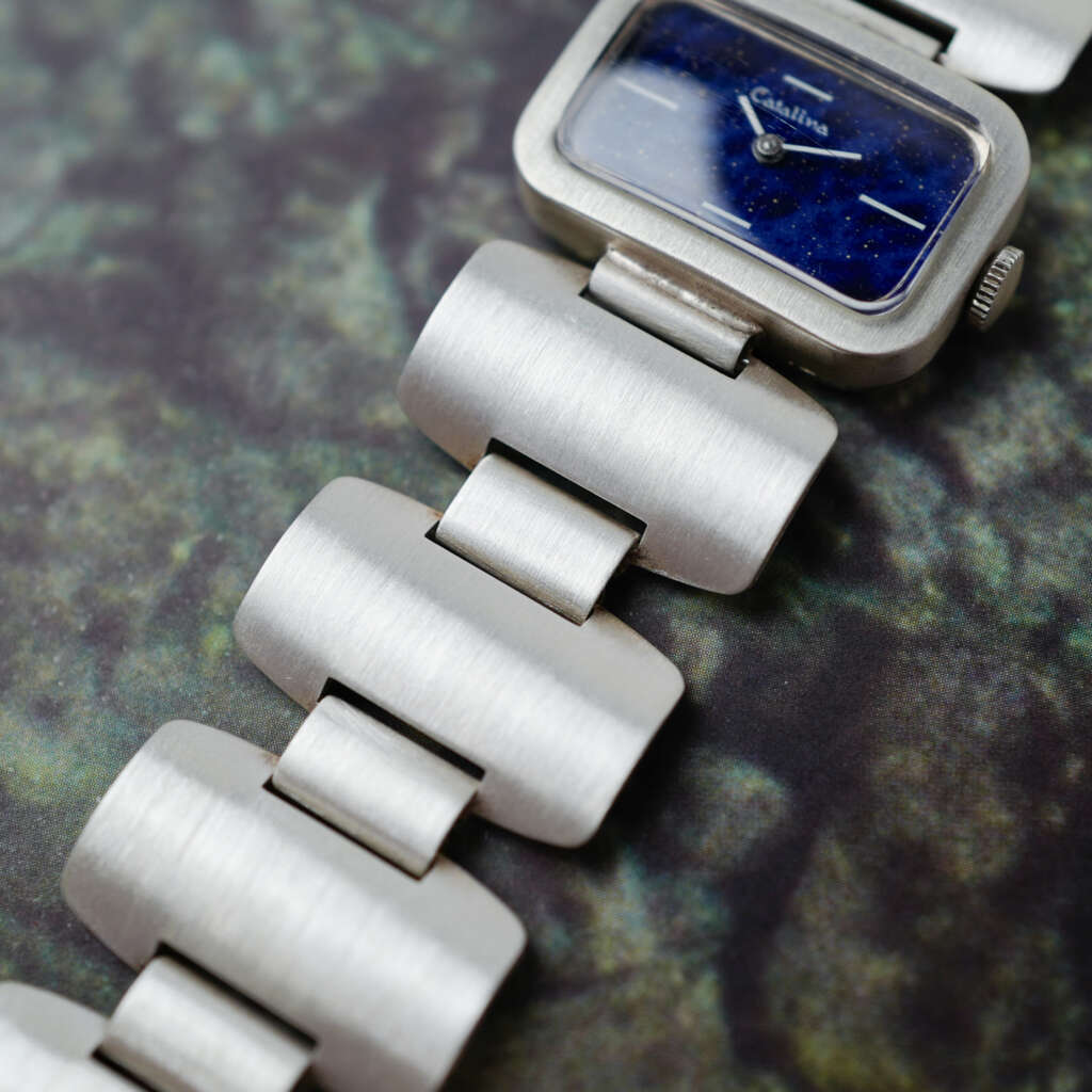 cafe-noir-montre-vintage-marseille-horloger-catalina-argent-cadran-bleu-lapis-1960