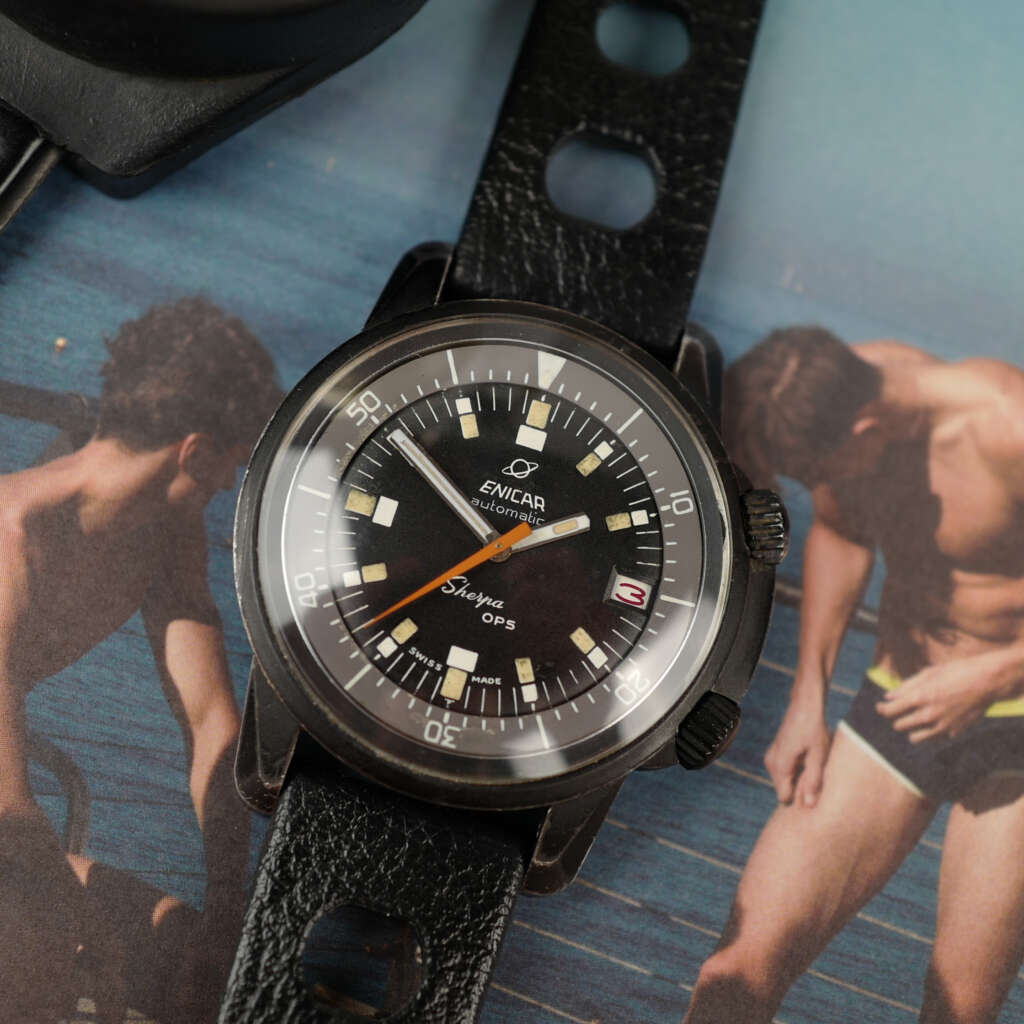 cafe-noir-montre-vintage-marseille-horloger-enicar-sherpa-ops-ultrasonic-militaire-1960_3