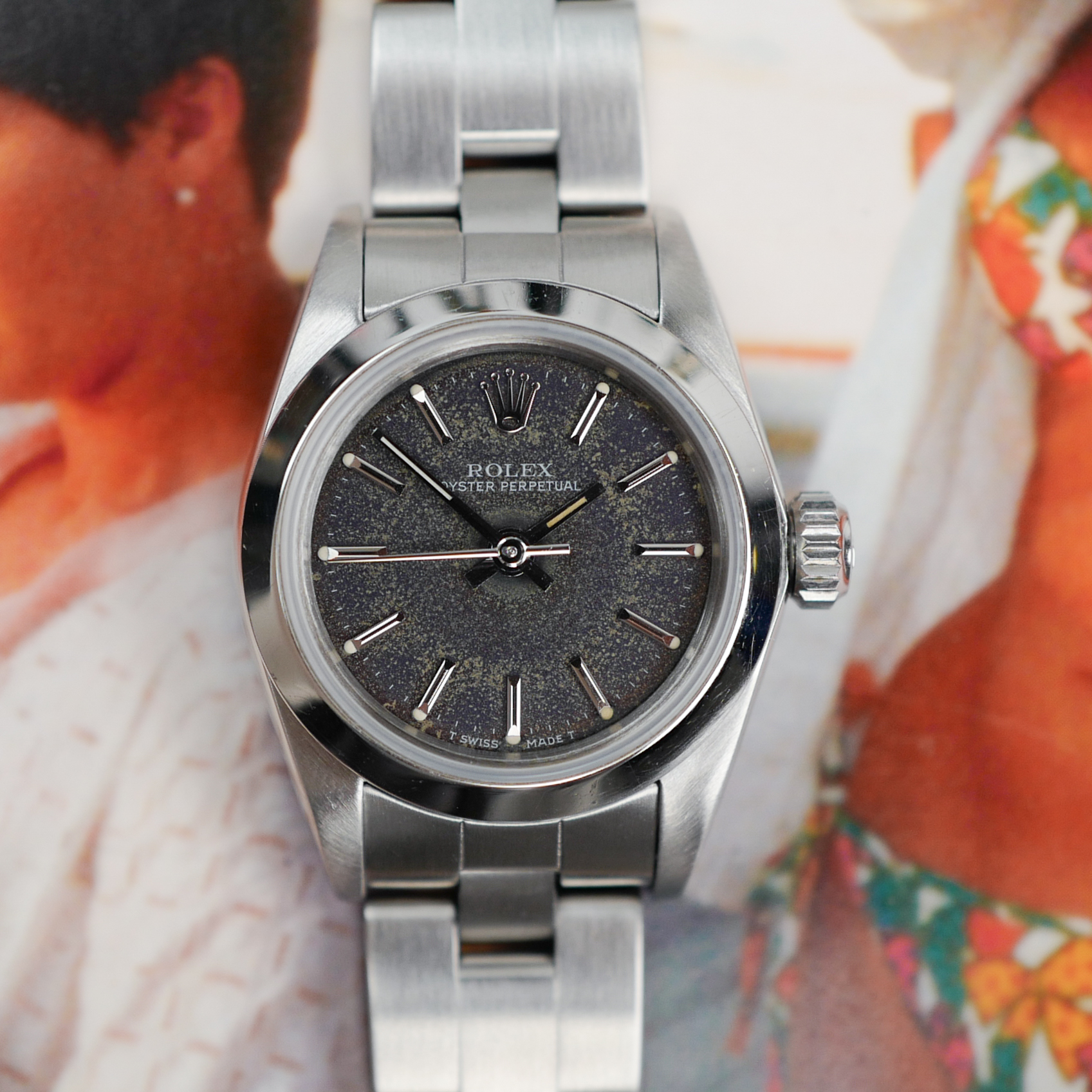 ROLEX mini-Oyster Perpetual pour femme, Réf. 67180 (Vintage 1991)