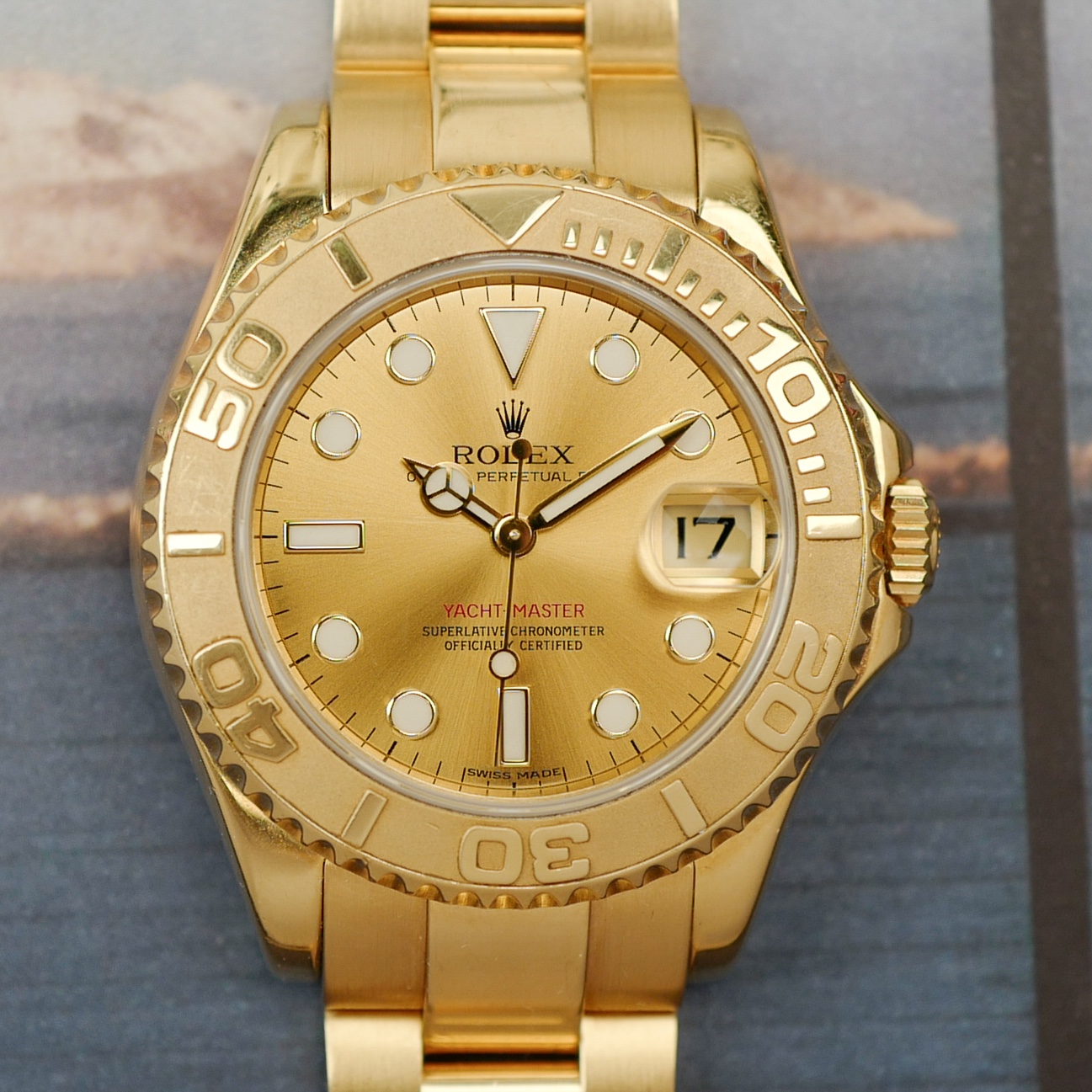 ROLEX Yacht-Master 35mm en Or Jaune, Réf. 168628 (Vintage 2003)