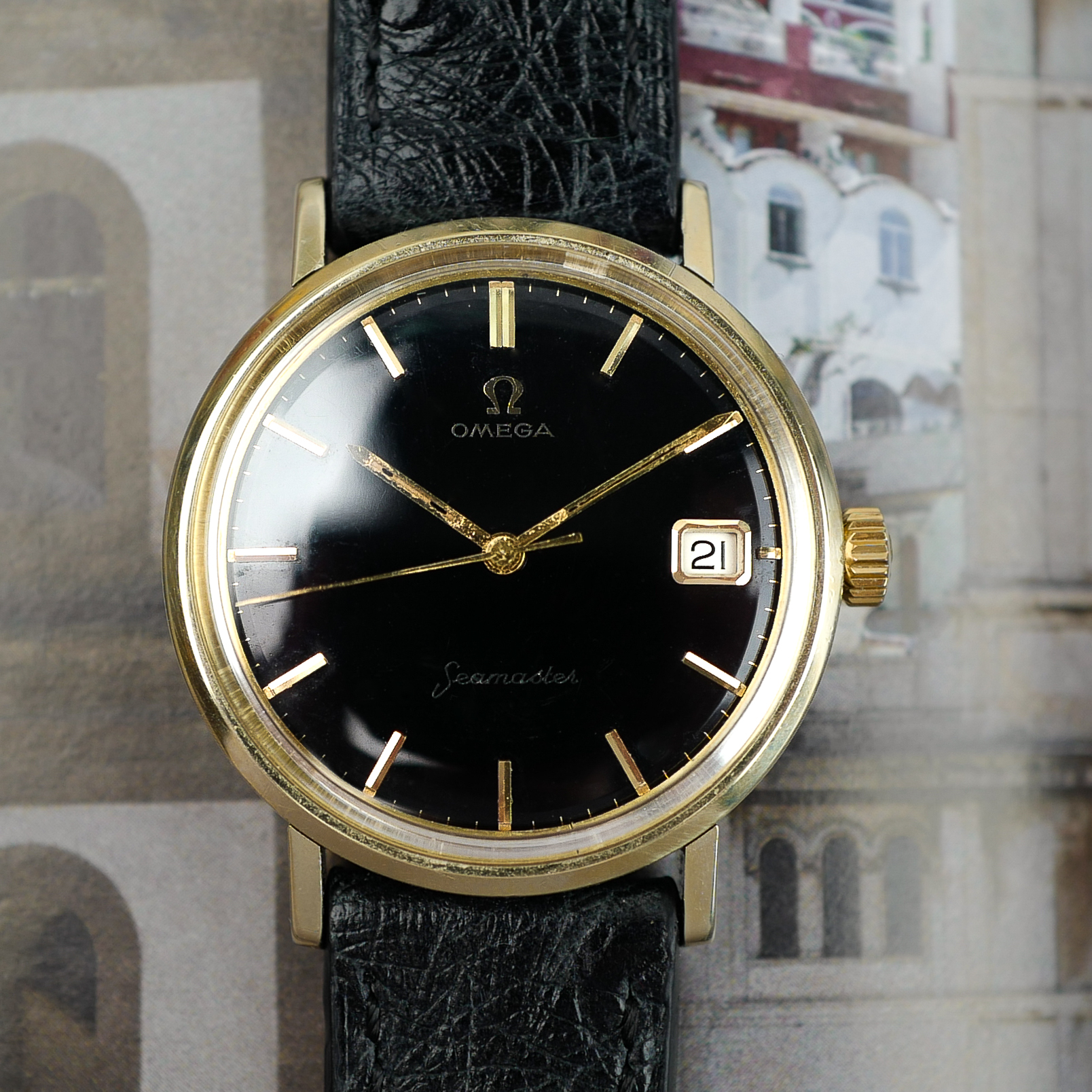 OMEGA Seamaster « Dorée & Noire » (Vintage 1962)