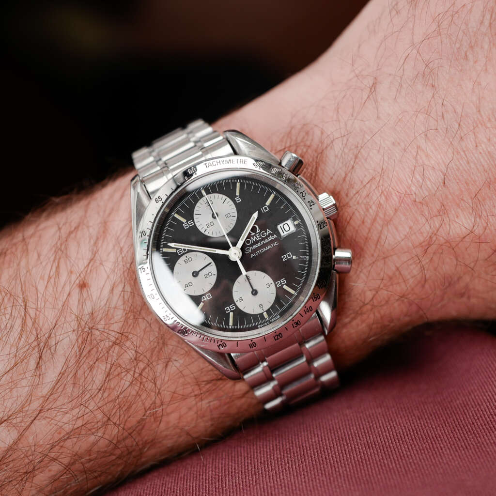 cafe-noir-montre-vintage-marseille-horloger-omega-speedmaster-date-reduced-3511-50-automatique-1993
