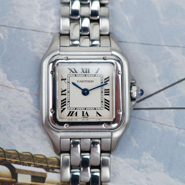 cartier-panthere-petit-modele-tout-acier-pour-femme-vintage-1990