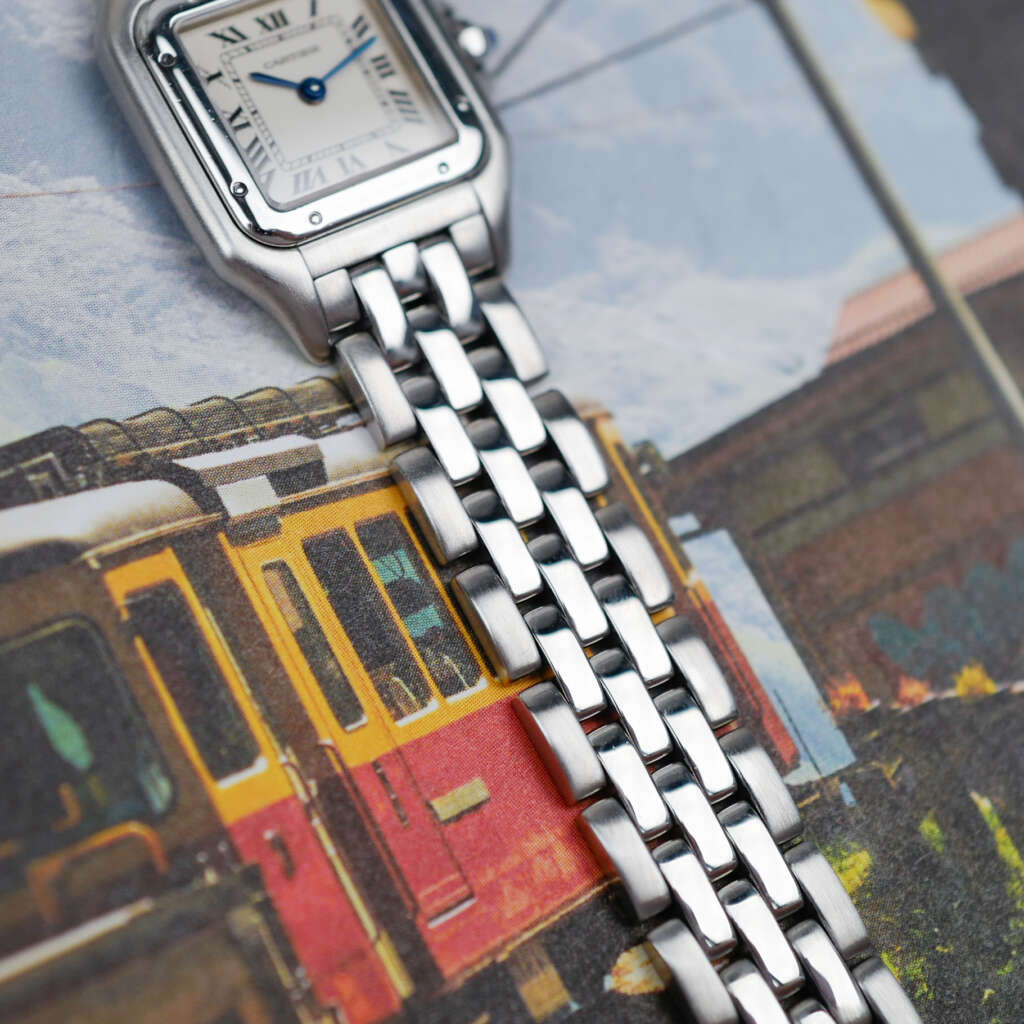 cartier-panthere-petit-modele-tout-acier-pour-femme-vintage-1990