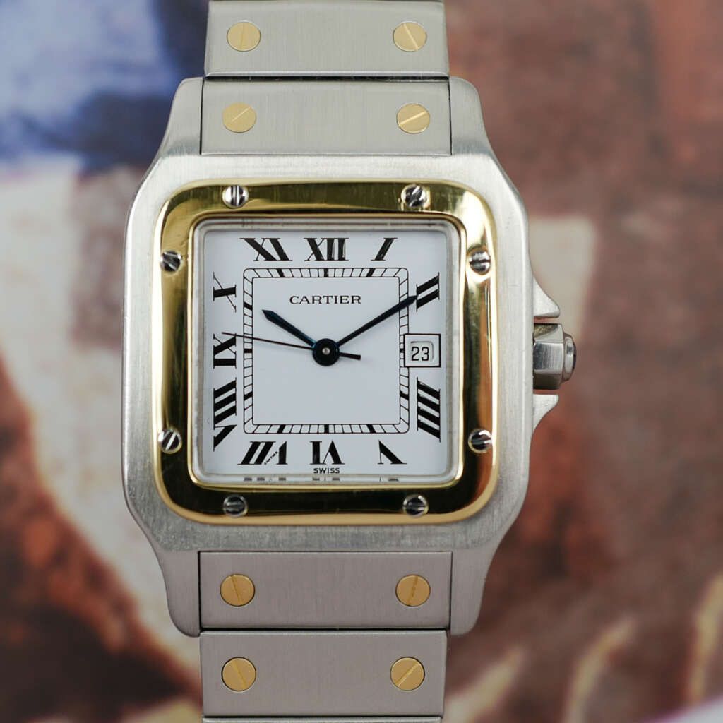 cartier-santos-homme-grand-modele-or-acier-vintage-1980_1 cartier-santos-homme-grand-modele-or-acier-vintage-1980
