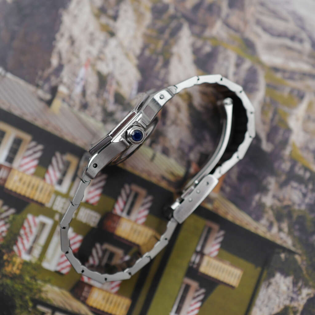 cartier-santos-mini-octogonale-ref-0906-petit-modele-acier-vintage-1980-femme