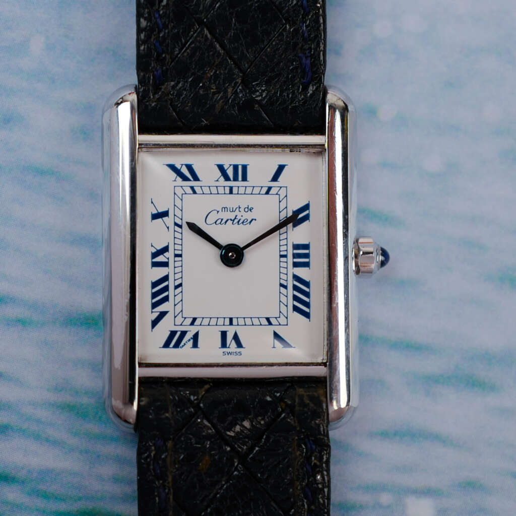 cartier-tank-must-pm-femme-rare-boitier-argent-vintage-annees-1980