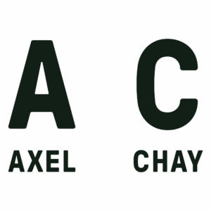 logo axel chay cafe noir montres vaisseau