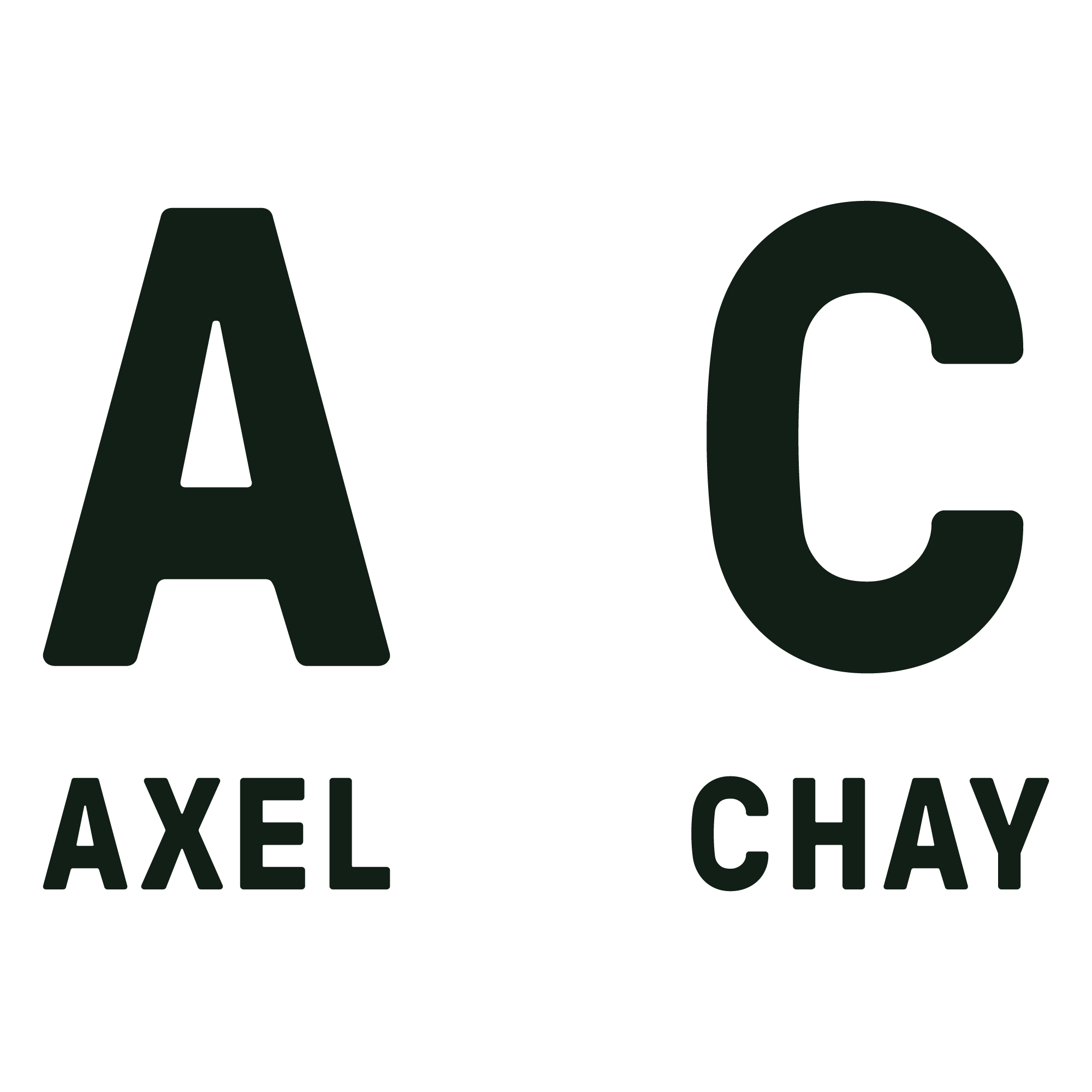 logo axel chay cafe noir montres vaisseau