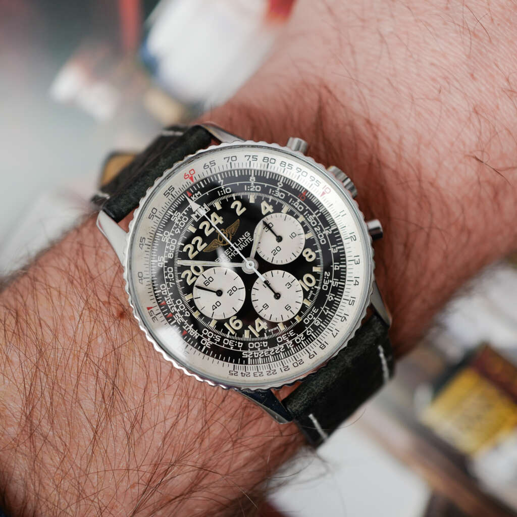 cafe-noir-montre-vintage-marseille-horloger-breitling-navitimer-cosmonaute-81600-24h-1990