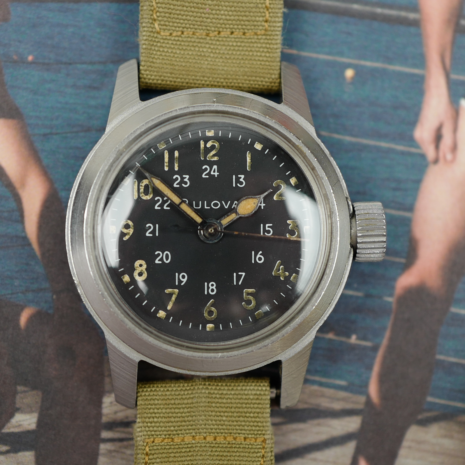 BULOVA « US Army Property » – Guerre du Viêt-Nam  (1955-1975)