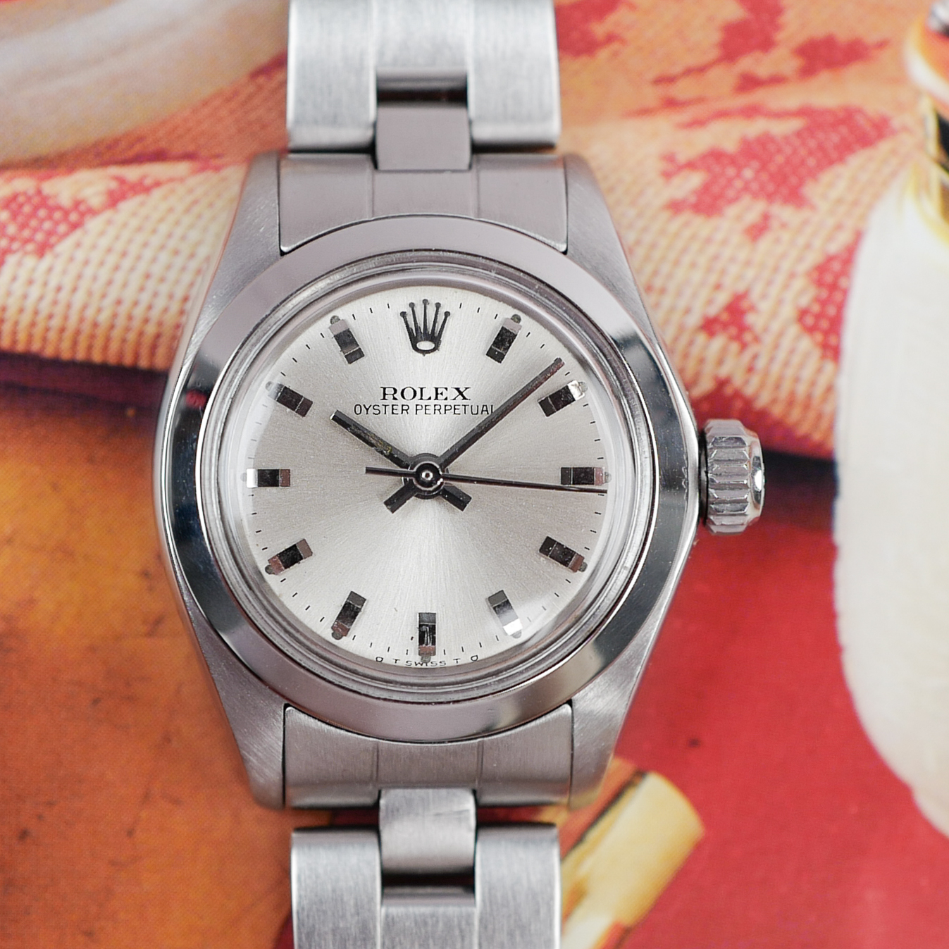 ROLEX « Mini-Oyster Perpetual » en Acier – Réf. 6718 (Vintage 1977) (Copie)