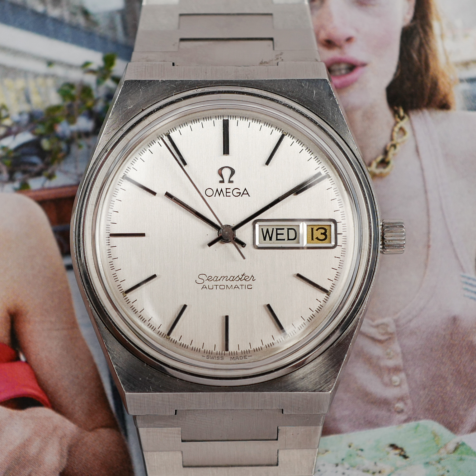 OMEGA Seamaster Day-Date, Réf. 166.0215.1 (Vintage 1973)