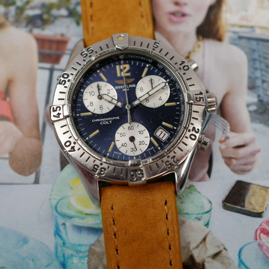 cafe-noir-montre-vintage-marseille-horloger-breitling-colt-chronograph-a53035-bleu-1990_1 cafe-noir-montre-vintage-marseille-horloger-breitling-colt-chronograph-a53035-bleu-1990