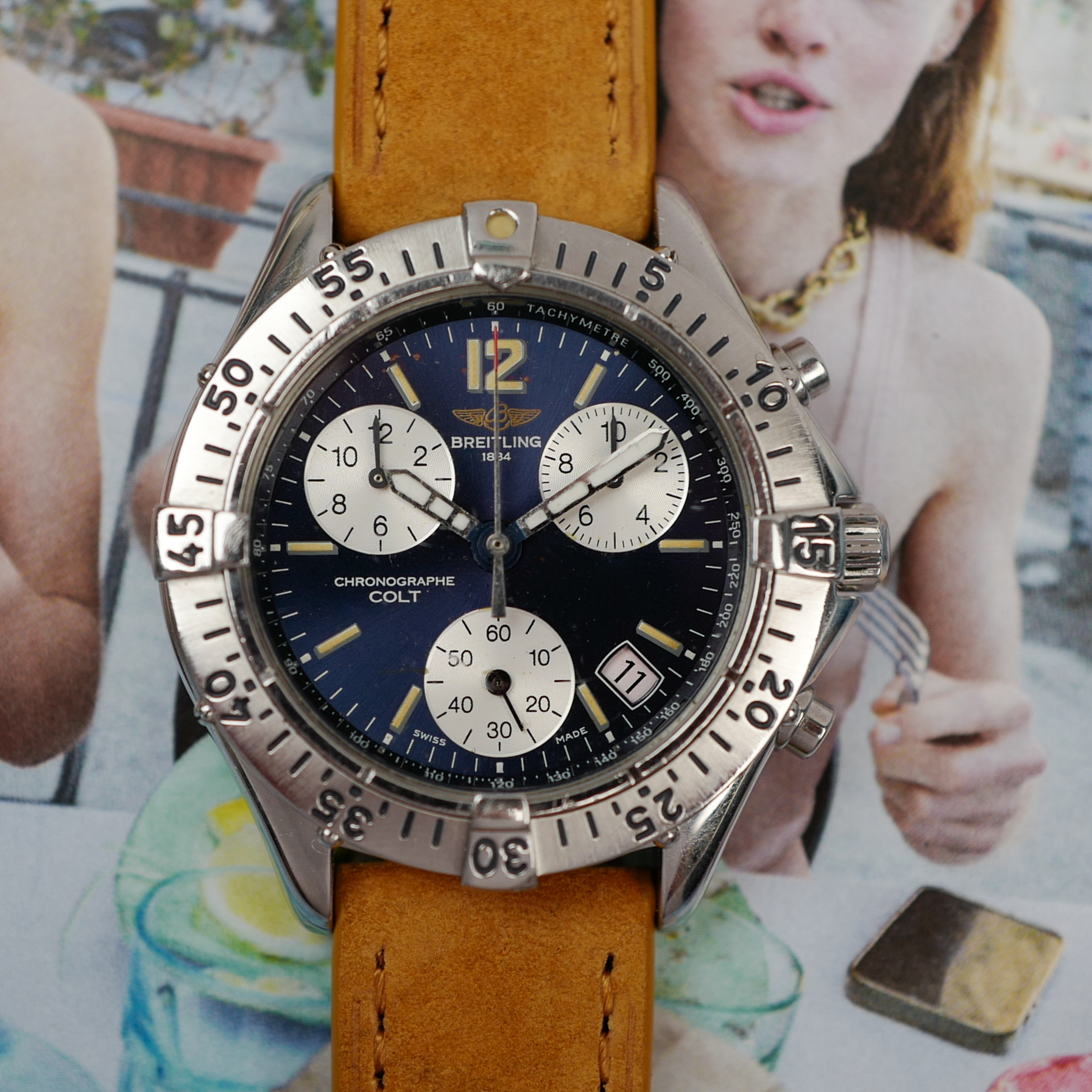 BREITLING Colt Chronograph (Vintage 1990) – A53035