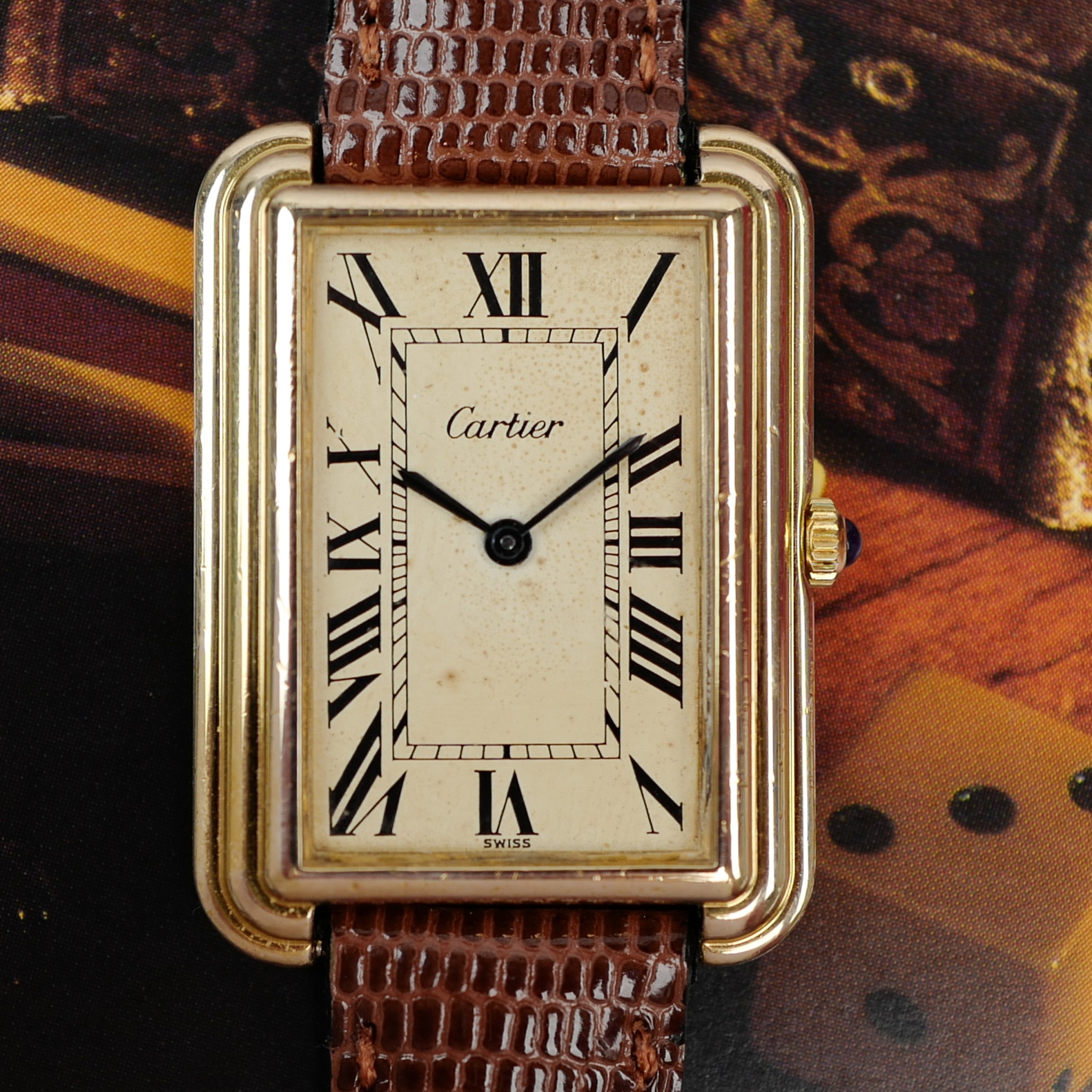 CARTIER Tank Stepped Jumbo – Réf. Rare Cartier New York (Vintage fin 1960)