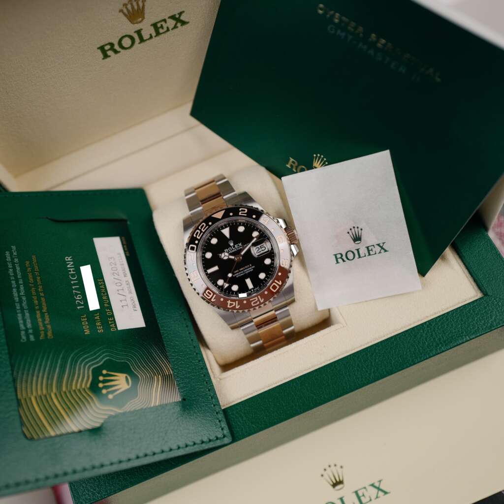 cafe-noir-montre-vintage-marseille-horloger-rolex-gmt-master-2-rootbeer-126711chnr-2023
