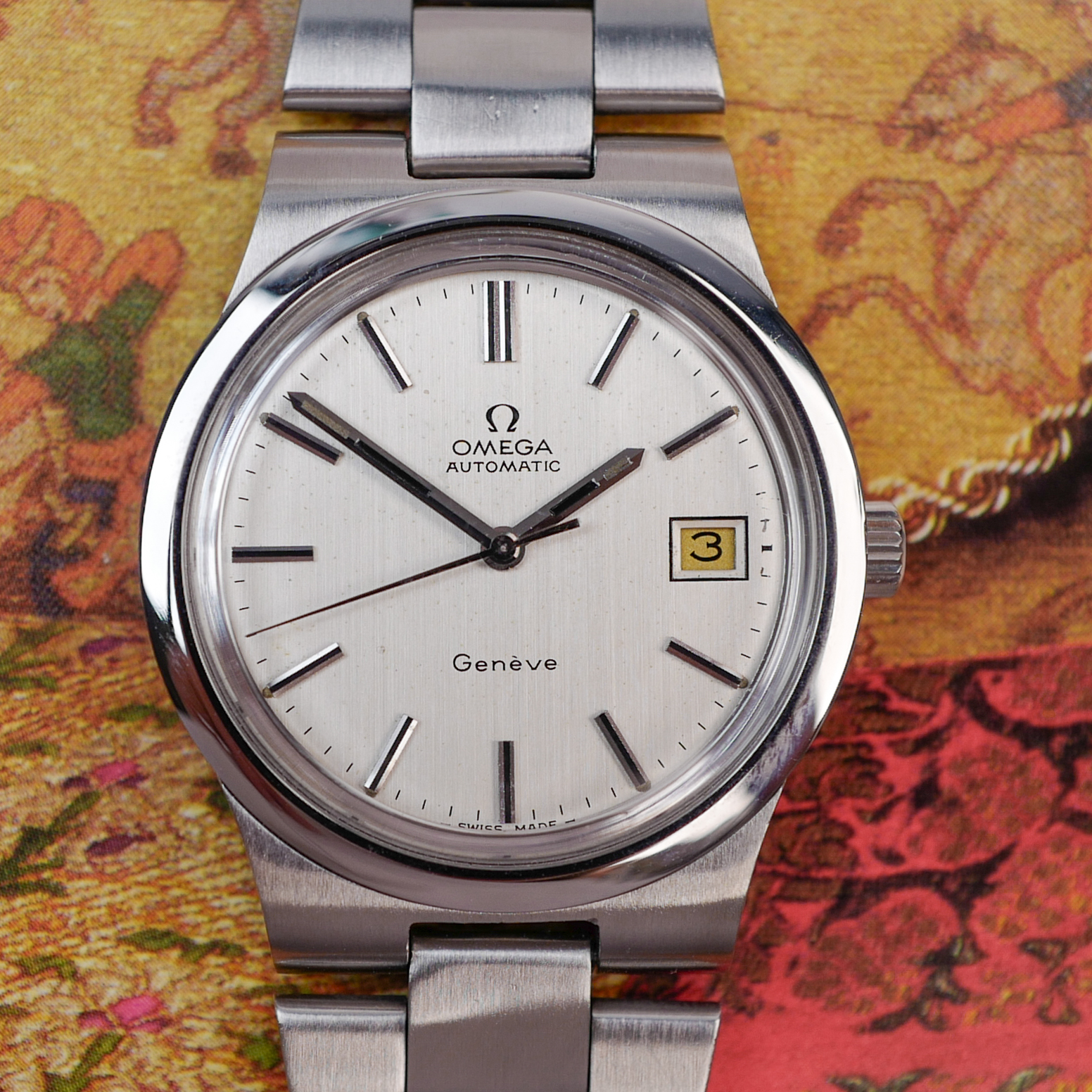 OMEGA Genève en Acier, Réf. 166.0174 (Vintage 1974)