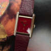 cafe-noir-montre-vintage-marseille-horloger-cartier-tank-must-burgundy-glossy-vintage-1980