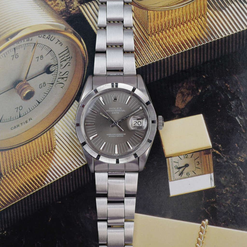 cafe-noir-montre-vintage-marseille-horloger-rolex-oyster-perpetual-date-1501-radial-grey-tritium-full-set-1974