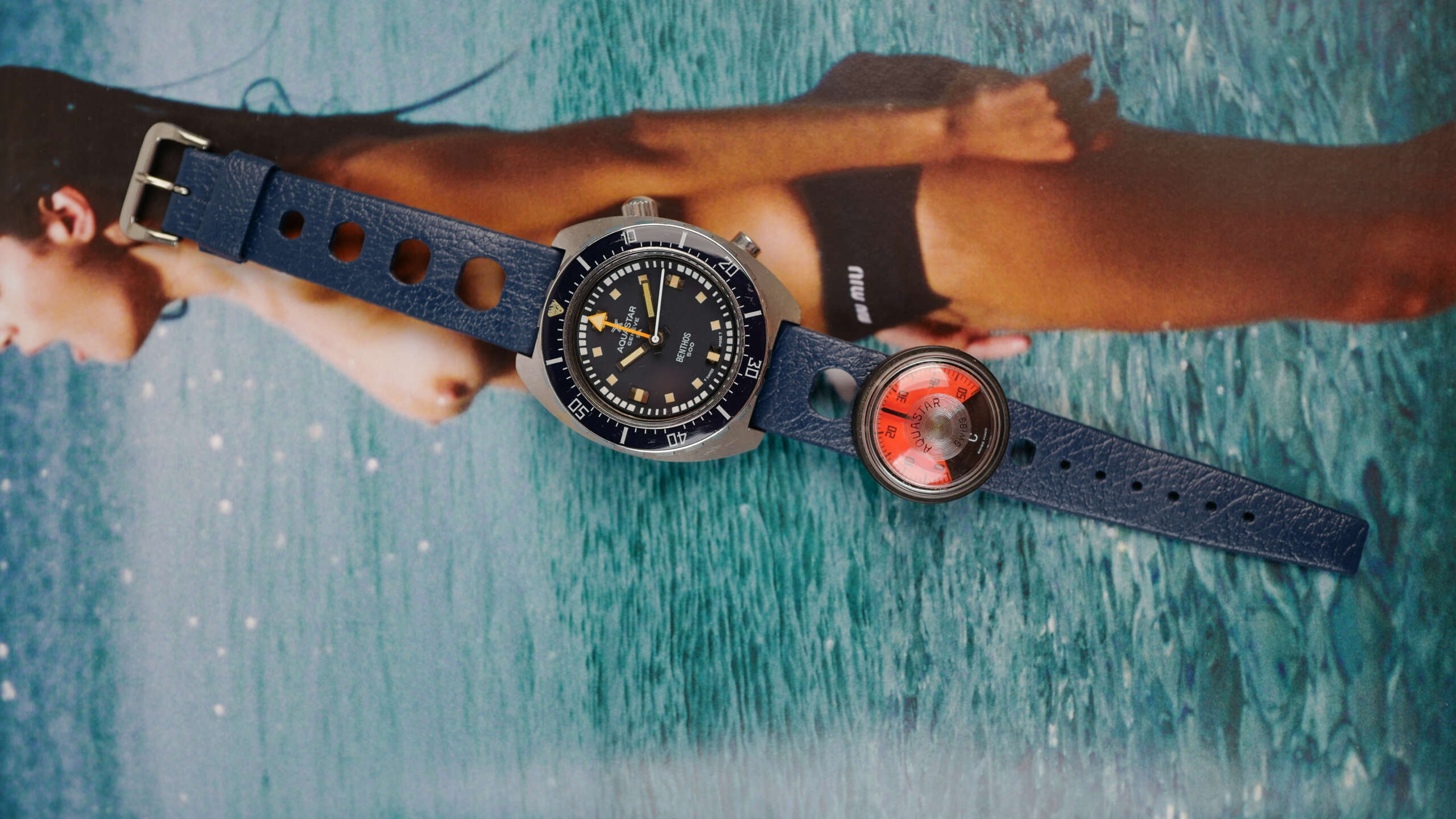 cafe-noir-montre-vintage-marseille-horloger-aquastar-benthos-500-deep-diver-1960-thermometre