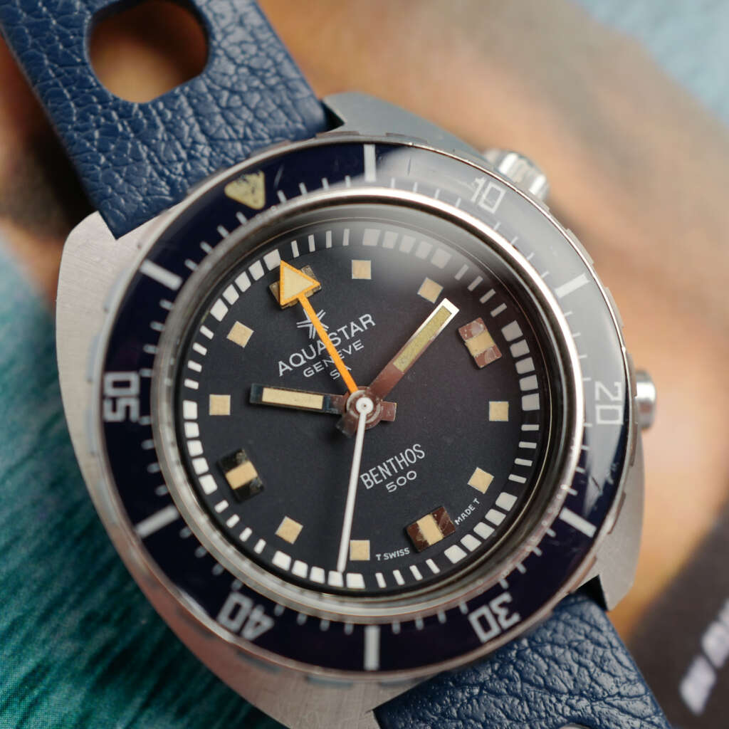 cafe-noir-montre-vintage-marseille-horloger-aquastar-benthos-500-deep-diver-1960-thermometre