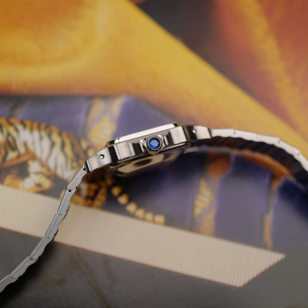 cafe-noir-montre-vintage-marseille-horloger-cartier-santos-galbee-petit-modele-acier-automatique-1990