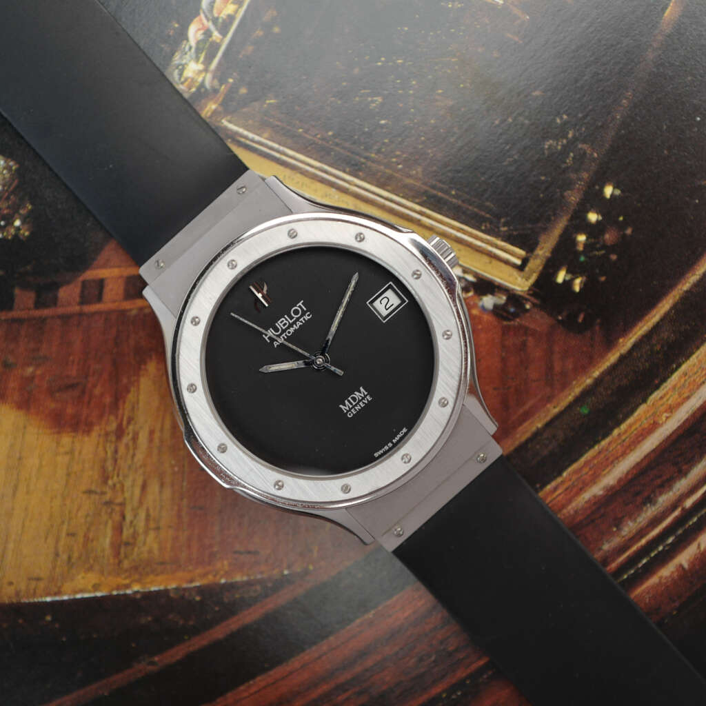cafe-noir-montre-vintage-marseille-horloger-hublot-mdm-geneve-automatique-full-set-2001