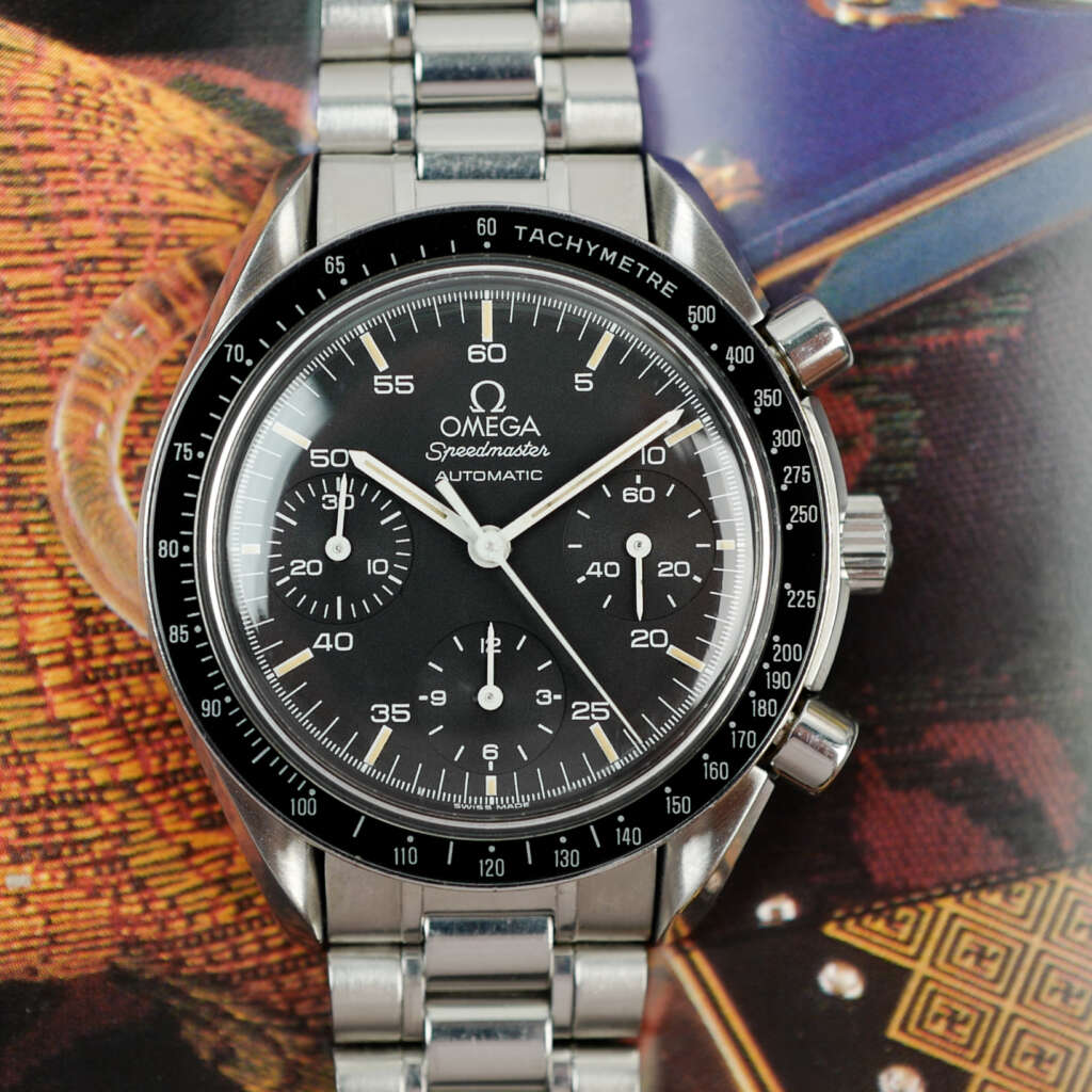 cafe-noir-montre-vintage-marseille-horloger-omega-speedmaster-reduced-tritium-1750032-automatique-1980