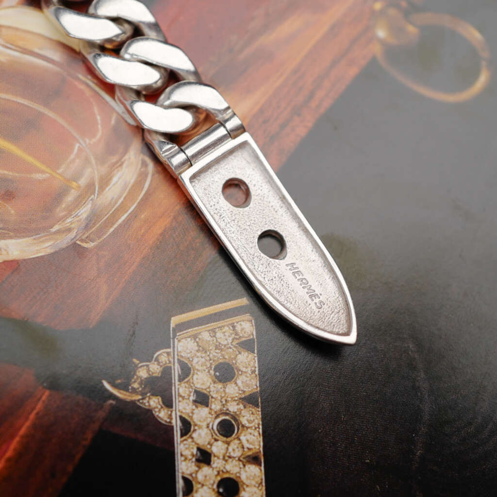 cafe-noir-montre-vintage-marseille-horloger-hermes-nantucket-chaine-argent-massif-1990