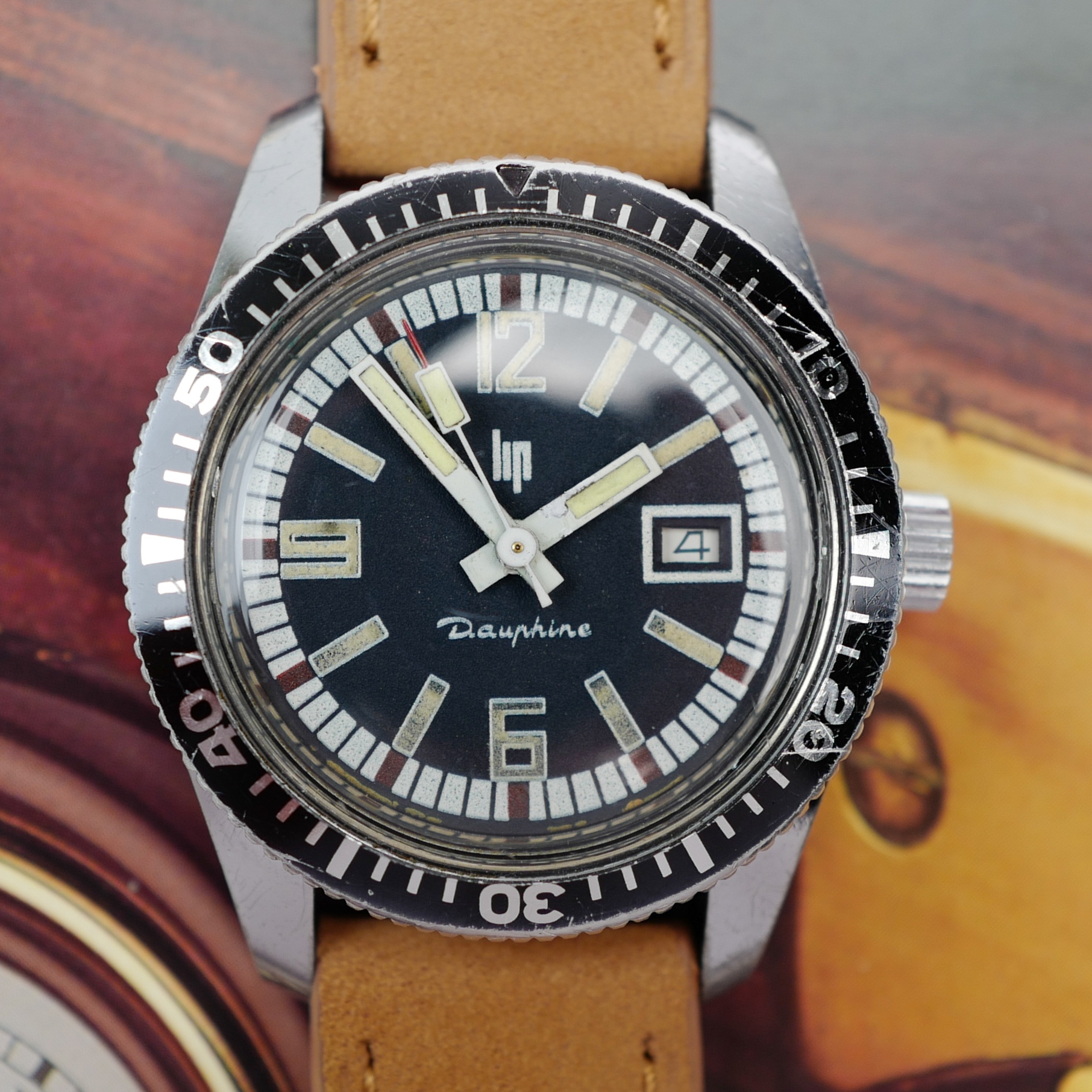 LIP Dauphine Française « Tritium Maxi Lume » (Vintage 1970)
