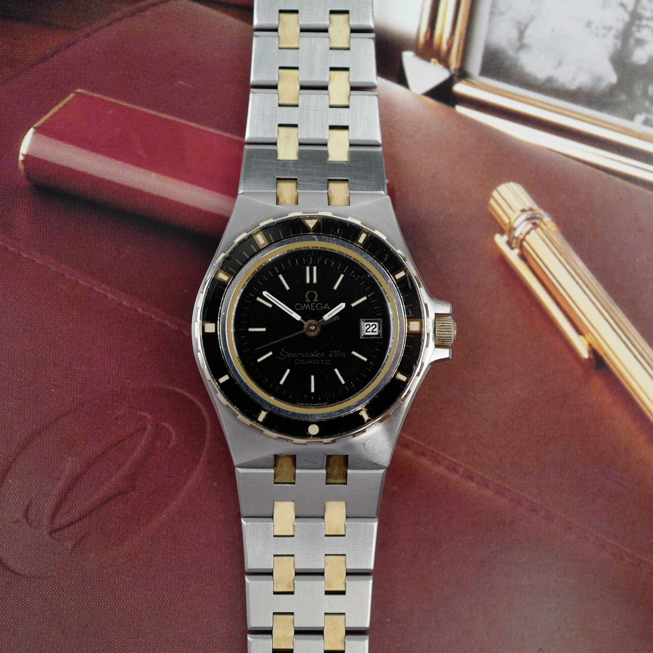 OMEGA  Seamaster 120 « Mini Jacques MAYOL Réf. 1380 » (Vintage 1980)