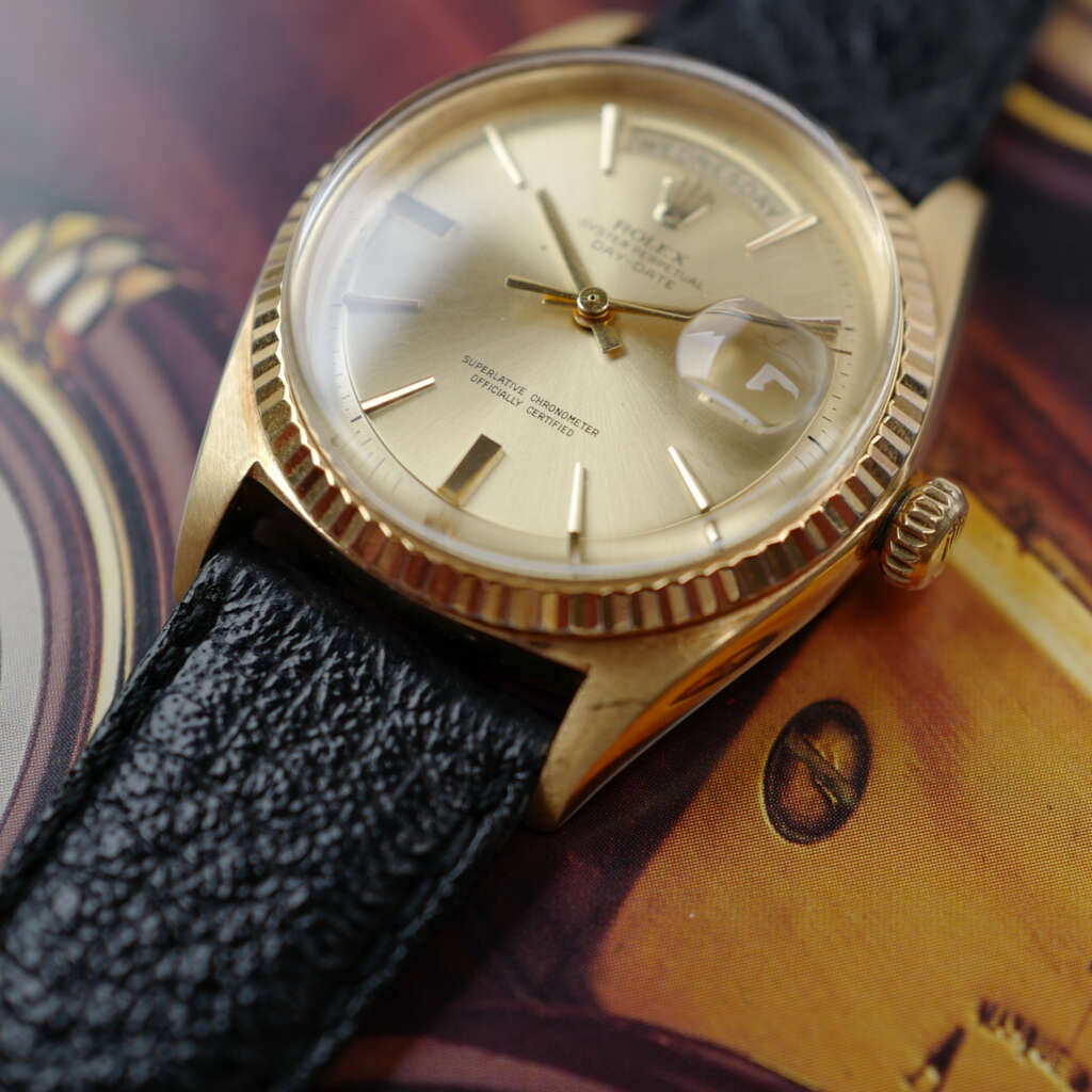 cafe-noir-montre-vintage-marseille-horloger-rolex-day-date-1803-no-lume-1979