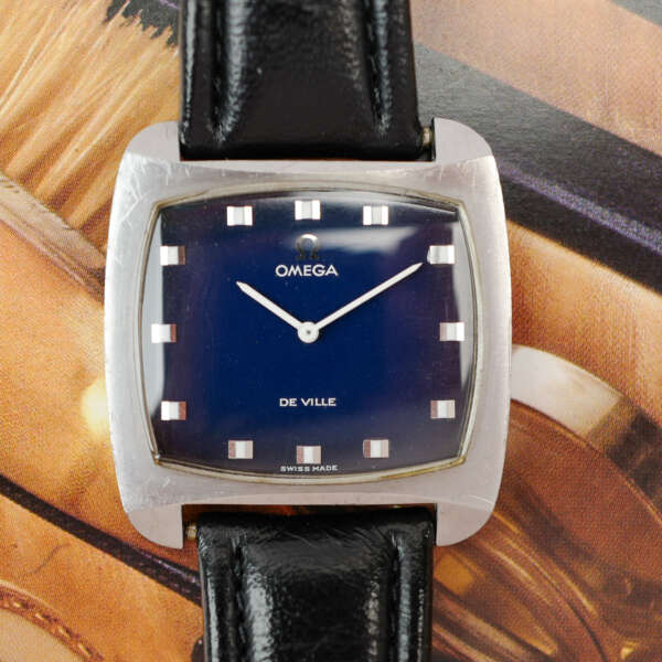 cafe-noir-montre-vintage-marseille-horloger-omega-de-ville-blue-tv-dial-1980