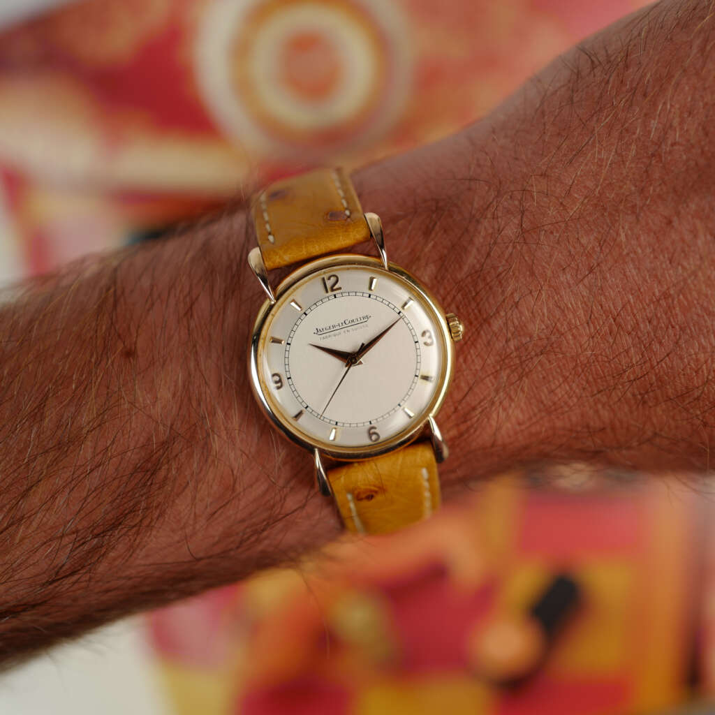 cafe-noir-montre-vintage-marseille-horloger-jaeger-lecoultre-or-rose-18k-fancy-lugs-1950